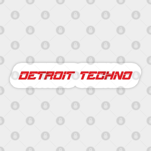 DETROIT TECHNO Sticker by goatboyjr